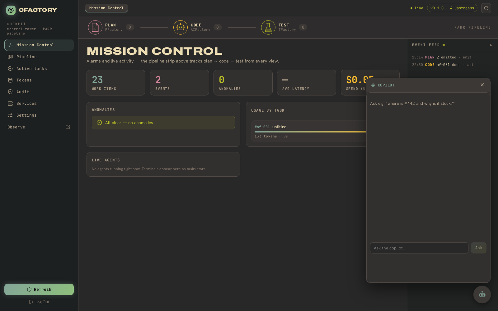 CFactory copilot